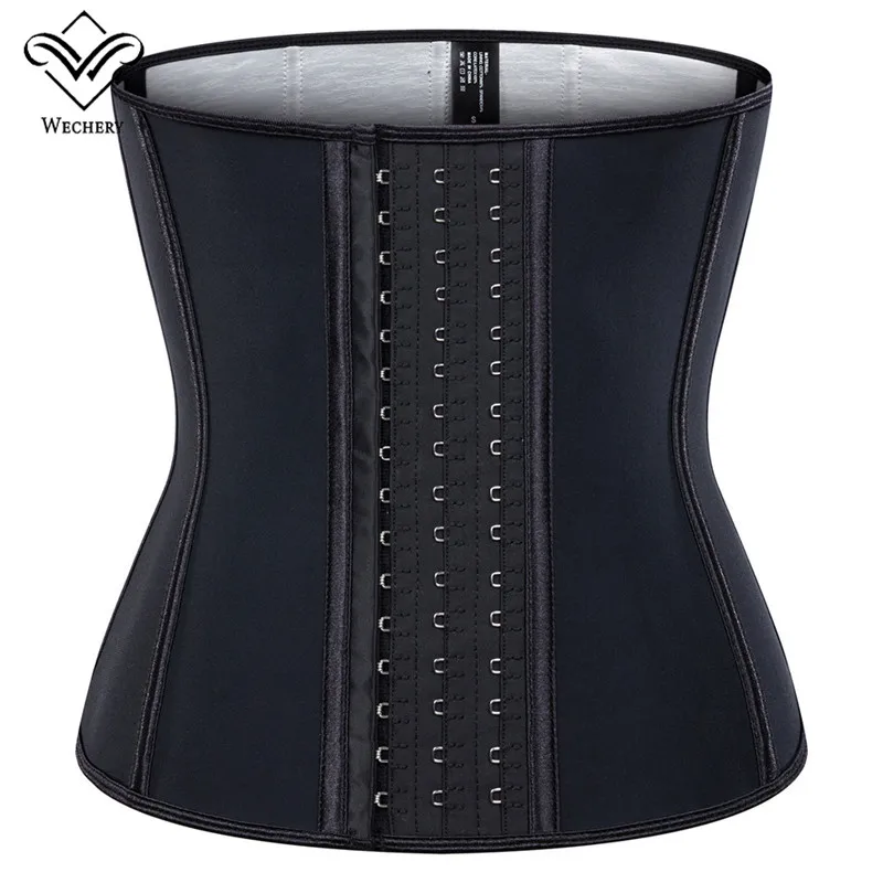 

Wechery Women Waist Trainer Sport Sweat Slimming Shaper Steel Bones Tummy Modeling Straps Plus Size Sauna Belly Reducing Belt