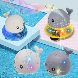 Kids Funny Infant Bath Toys Baby Electric Induction Sprinkler Ball with Light Music Children Water Spray Play Ball Bathing Toys