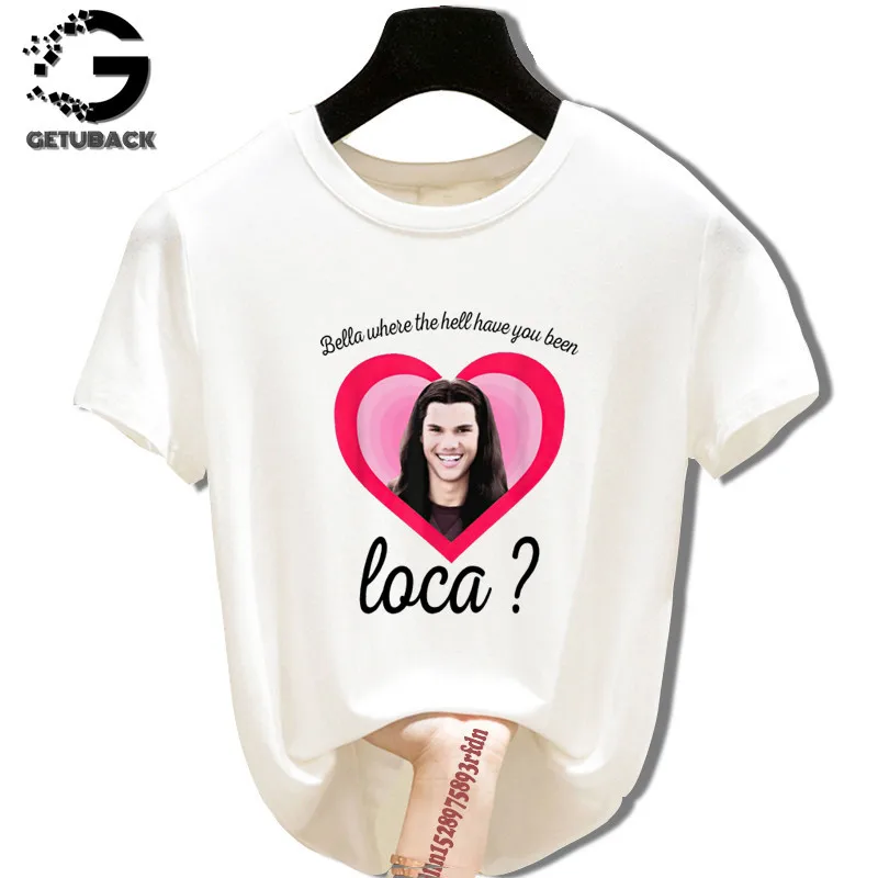 Bella where have you been loca Classic Women T-Shirt Girl Summer 90s Harajuku Y2K Style Funny Tops Tee Female Black Clothes