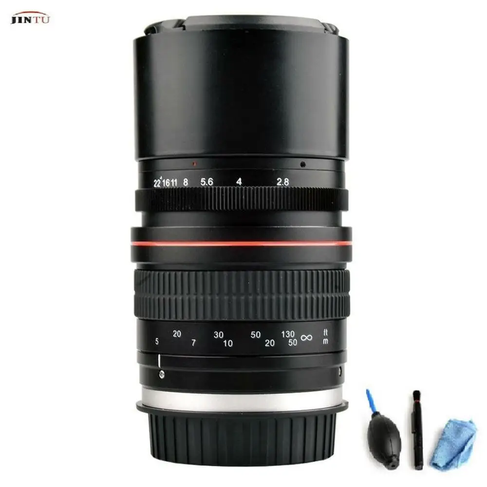 JINTU 135mm f/2.8 MF teleobiektyw pełna klatka obiektyw do Nikon DF D90 D3200 D3300 D5000 D5100 D5200 D5300 D5500 D7000 D7100 D7200 D300