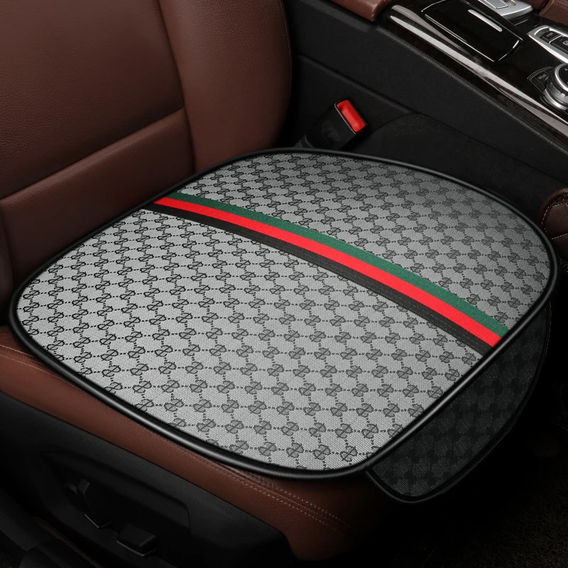 2021 neue auto sitz vier jahreszeiten universal drei-stück einzel-stück polyester faser auto sitzkissen winter nette hinten trolley matte