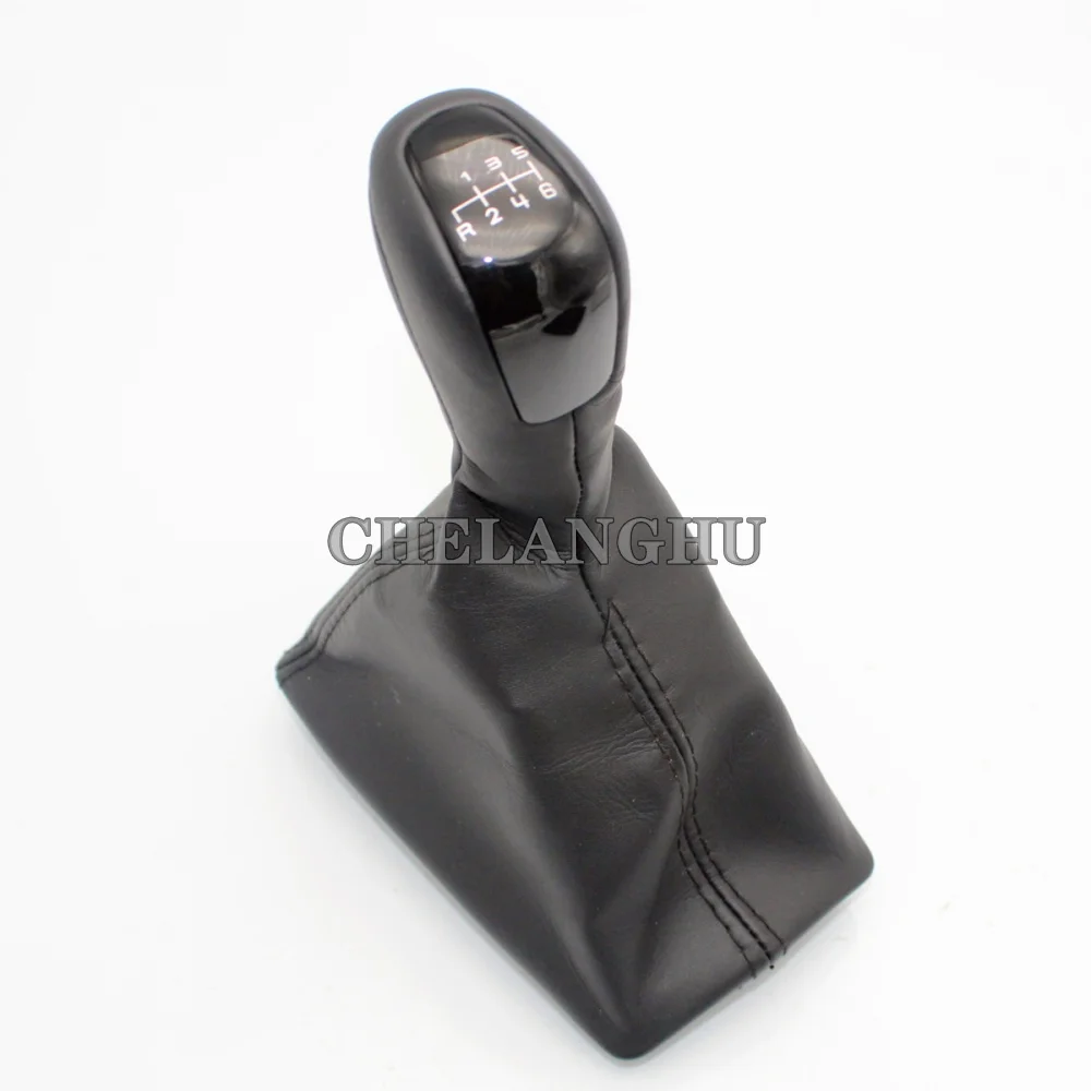 For Mercedes Benz E Class W211 S211 2002 2003 2004 2005 2006 2007 2008 2009 Car 6 Speed Gear Shift Level Knob With Leather Boot