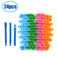 Harmless Soft Hair Curlers Heatless  DIY Magic Wave Curls Rollers Hair Accessories Curling Perm Bar Without Heat For Hair Tools