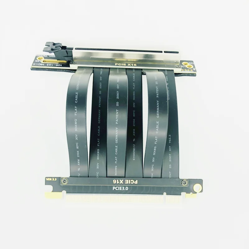 曲がったケーブル-Cool-e 3.0x16,高速で柔軟な拡張カード,延長ポート,90度アダプター