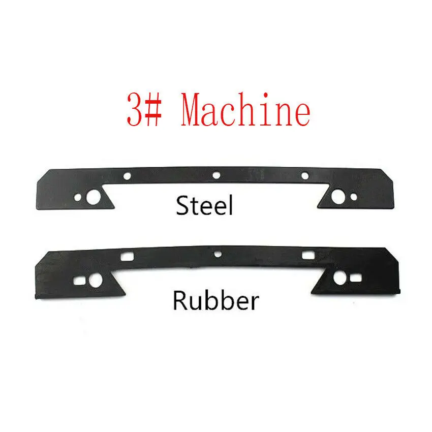 2PCS Milling Machine Saddle Knee Wiper Plate (Set) Steel +Rubber 346mm Mill Tool Lathe Machine CNC Milling Machine