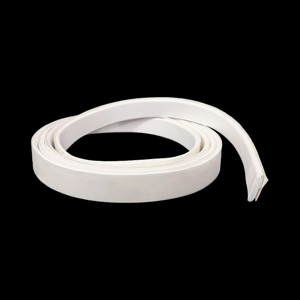 

White Self-Adhesive PTFE Foam Sealing Strip Width 6-50mm Thick 2/3/4/5mm Heat Resistant Polytef Foam Expand Tape