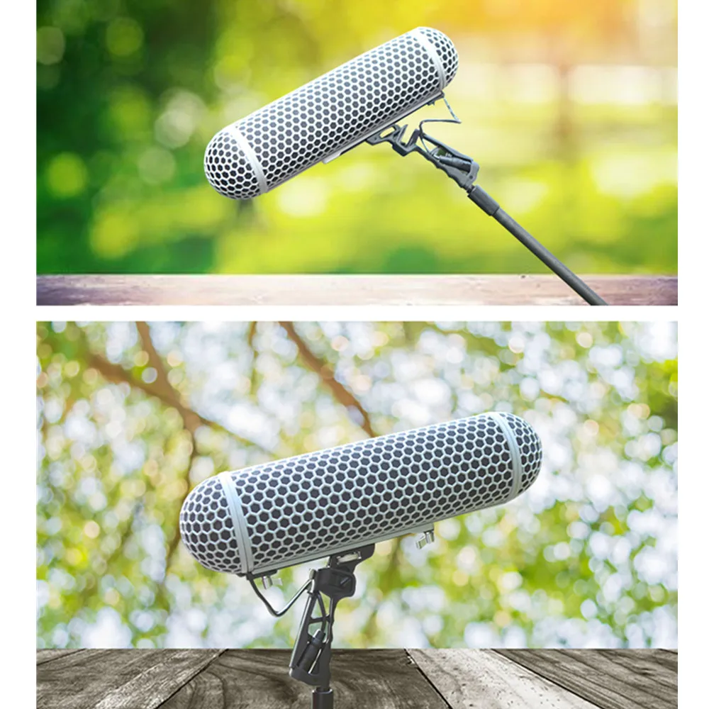 Luftschiff Windschutzscheibe & Suspension Für Schrotflinten Mikrofone Käfig Griff Stoßdämpfer Wind Pullover Mic Kabel