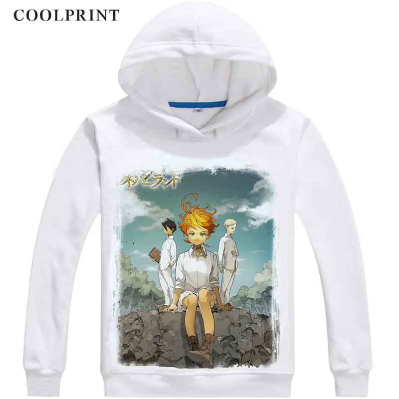 The Promised Neverland Mens Hoodies Emma Norman Ray Awesome Streetwear Sweatshirt Streetwear Custom Hoodie Costume Hooded