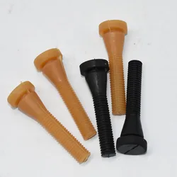 100 Pcs Poultry Rubber Rod Pigeon Quail Length 65 MM Rubber Plucking Fingers Removal Machine Glue Stick Plucker Poultry Supplies