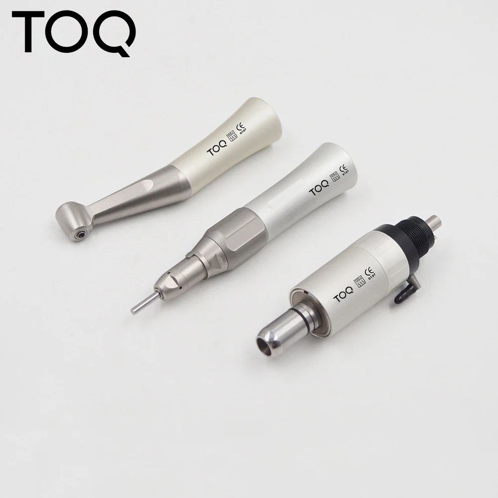 Dental Low Speed Contra Angle Mini Air Motor 4 Holes Available for Dentist Straight Handpiece Kit Low Speed Contra Angle  4 Hole