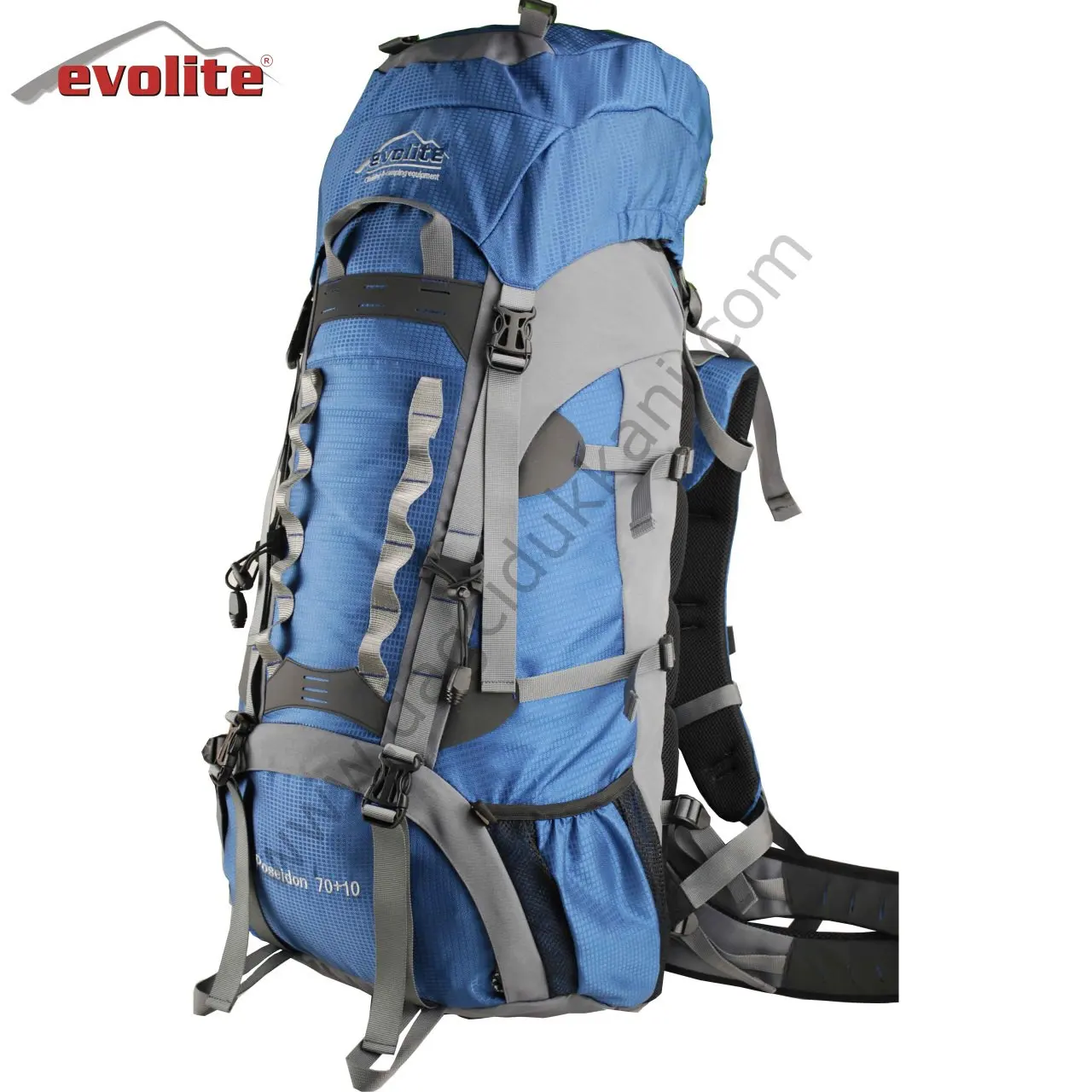 Evolite Poseidon 70 + 10 Liter Backpack With Rain cover Hiking Trekking Camping Outdoor Mountaineering Bag Comfortable