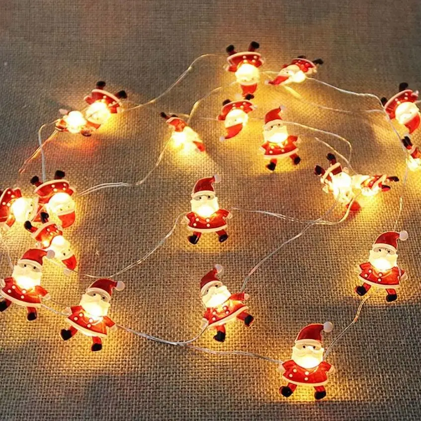 

Christmas Decoration Light LED String Lights Santa Claus Snowflakes Pumpkin Lantern Ghost Halloween Christmas for Home Decor