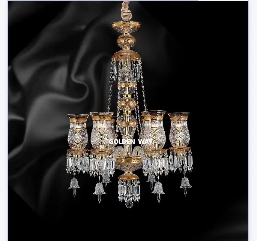 Modern Lighting Crystal Chandelier Home Decorators Candle Light Candelabros Crystal Pendant Chandelier Dining Room Lamps Bedroom