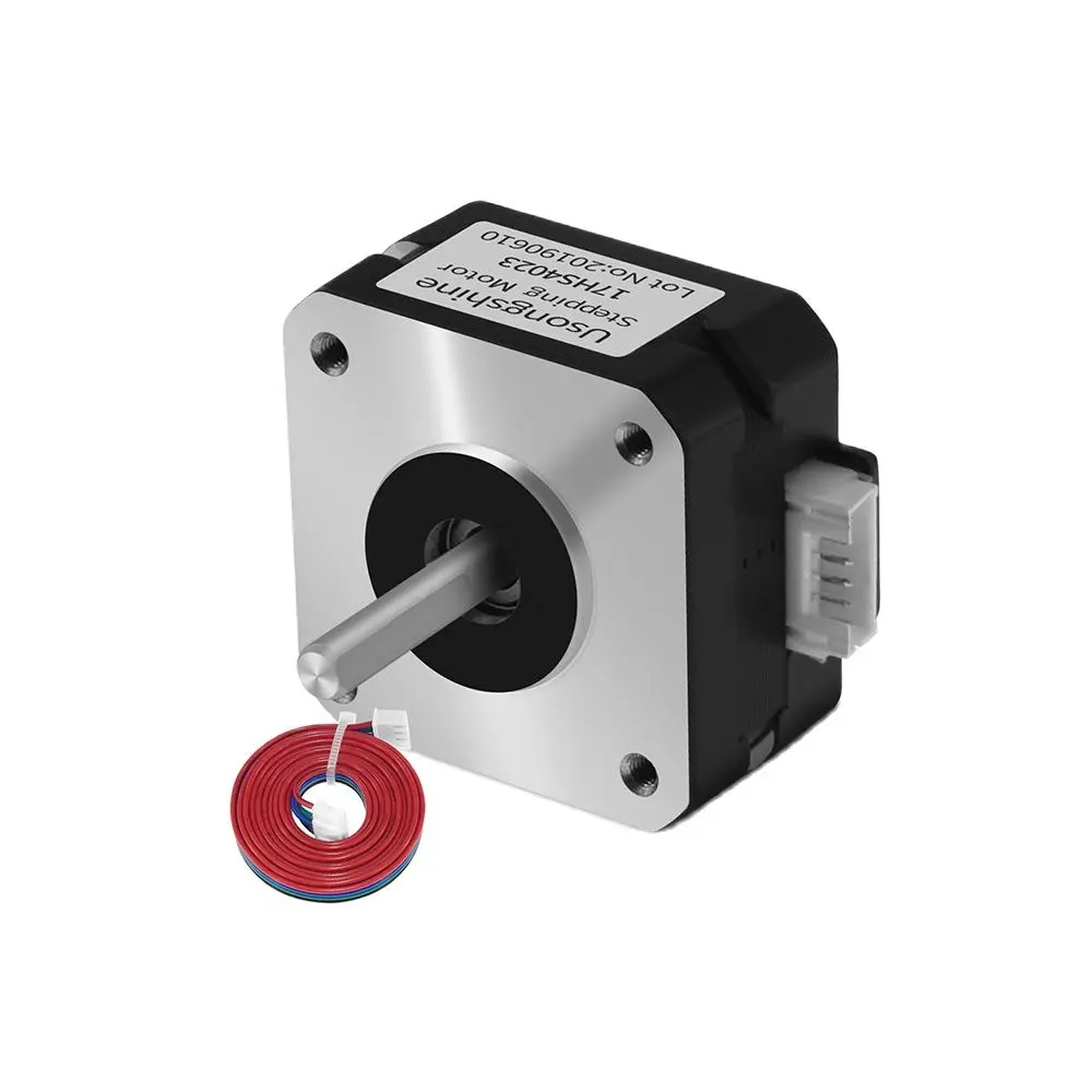 Usongshine Nema17 silnik krokowy 17HS4023 42BGYH 4-odprowadzeniowy 1.0A 13N.cm do maszyny do grawerowania laserowego CNC drukarka 3D