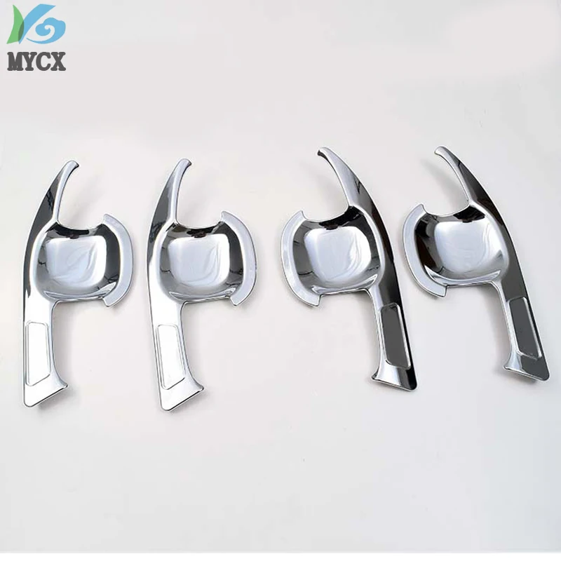

Chrome Door Handle Bowl Wrist Trim Cover For Toyota Camry V70 XV70 2018 2019 2020 Decoration Accessories