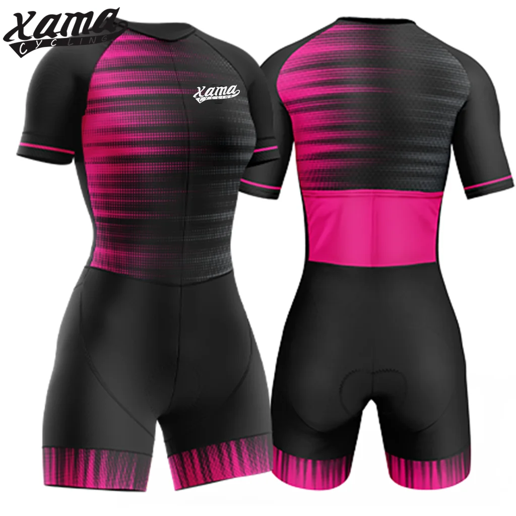 

Women Clothing Cycling Skinsuit Short Sleeve Jersey Sets Go Professional Team Bicycle Apparel Jumpsuit Body Kits Fast Delivery