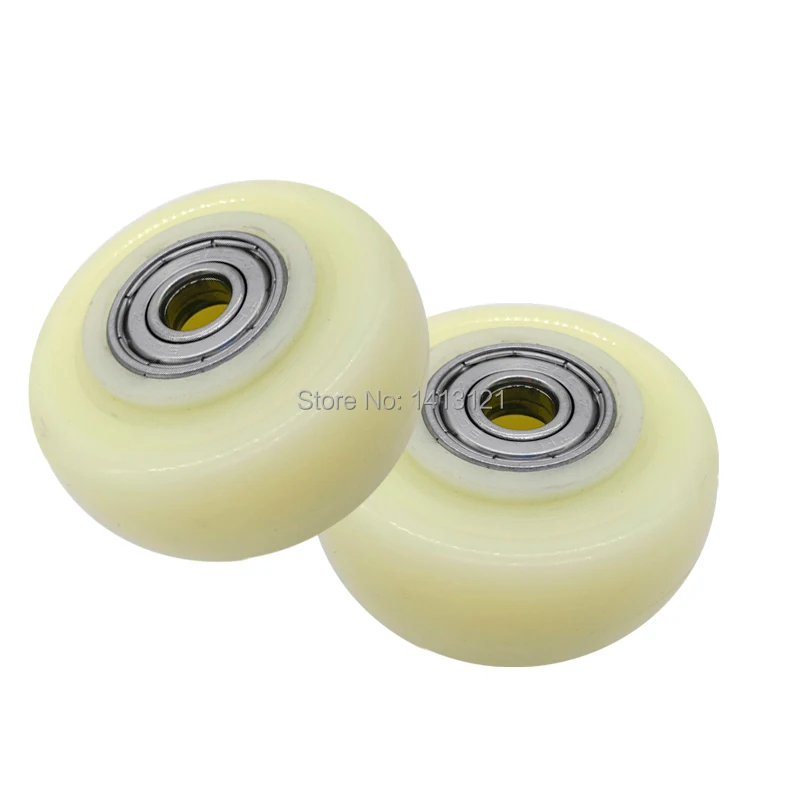 Rodamiento de nailon para cama médica, carro pequeño Industrial silenciado direccional, rueda de remolque, pieza de Hardware, 3/4/5 pulgadas