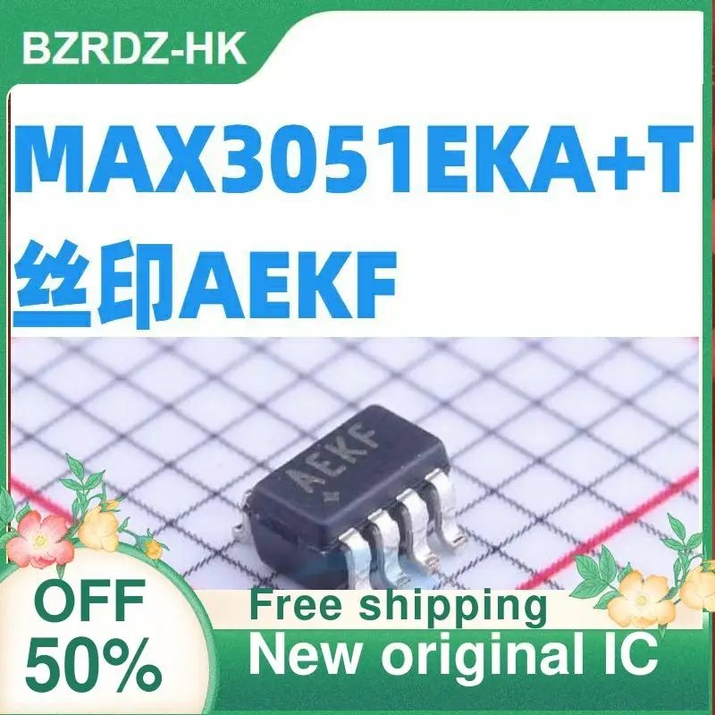 5PCS MAX3051EKA  AEKF  SOT23-8  New original IC