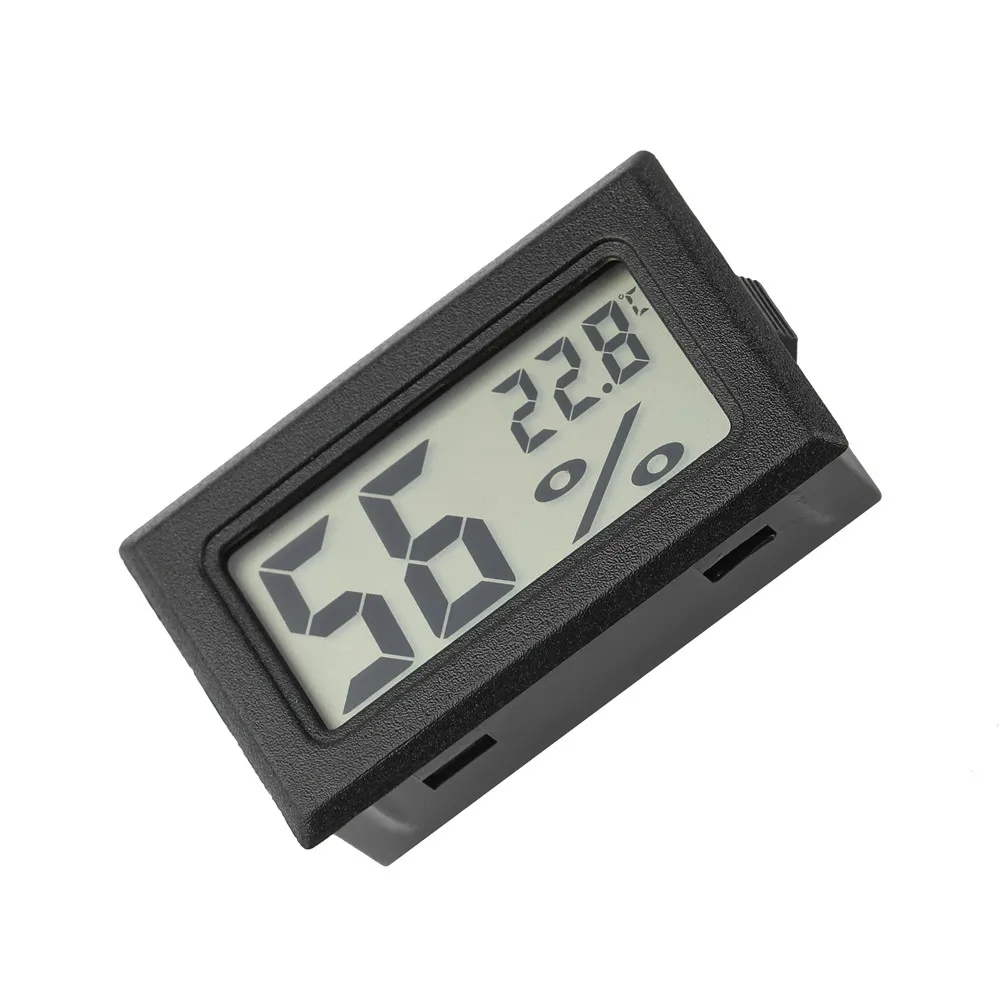 Mini الرقمية LCD داخلي مريحة استشعار درجة الحرارة مقياس الرطوبة ميزان الحرارة مقياس الرطوبة