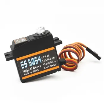 Emax Official ES3054 17g 3.5kg 0.13sec 23T Metal Gear Digital Servo for RC Airplane ES3154 Upgrade