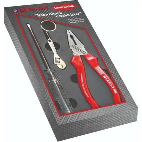 İzeltaş Pliers And Control Pen Set (Keychain)