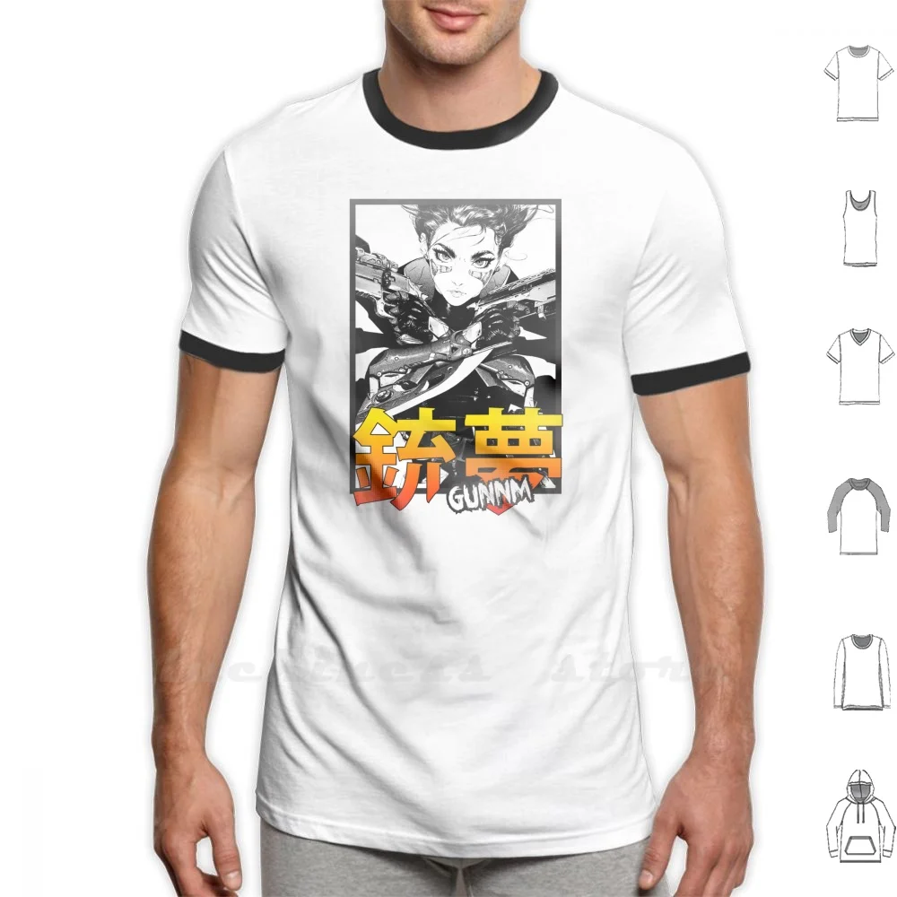 Battle Angel Gunnm T Shirt Cotton 6Xl Alita Battle Angel Gunnm Manga Anime Japan Kawaii Japanese Cyborg Comics Science Fiction