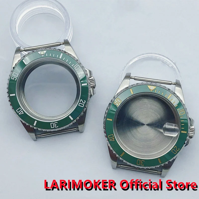 

LARIMOKER New Design 38mm 40mm Rotating Bezel Submarine Watch Case Sapphire Glass fit NH35 NH36 NH37 NH38 NH39 Movement