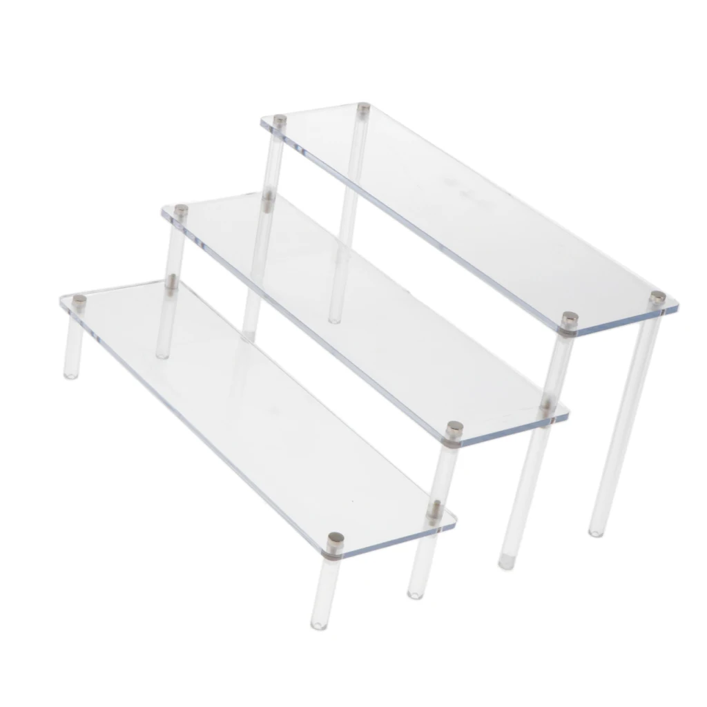 Action Figures Acrylic Shelf Ladder Step Shelf Display Stand Display Stand