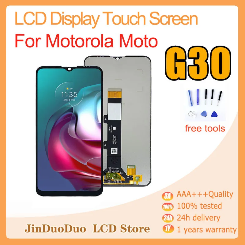 

Mobile Phone LCDs for Motorola for Moto G30 XT2129-2 LCD Display with Touch Screen Assembly for Moto G30 Mobile