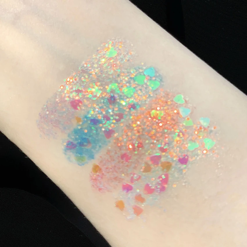 Sombra de ojos de 4 colores, pigmento para uñas, brillo, maquillaje de alta pigmentación, sombra de ojos en polvo, cosméticos, regalos