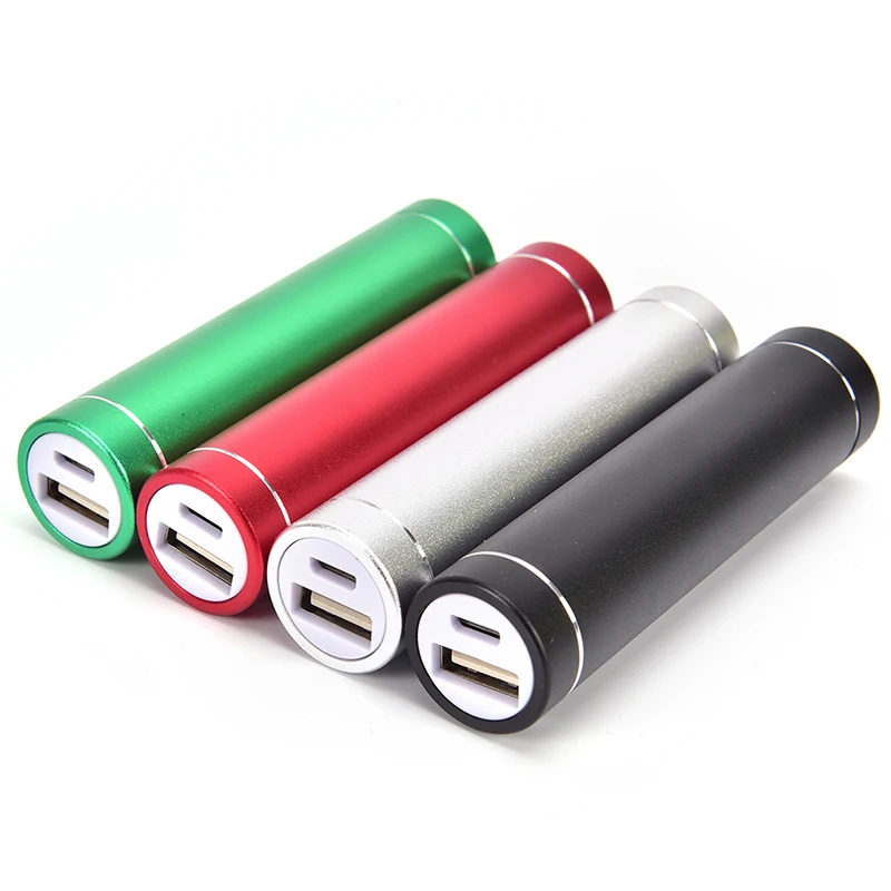 Colorful 2600mAh External USB Power Bank Box Battery Charger For Mobile Phone 18650 Batteries DIY (No Battery)