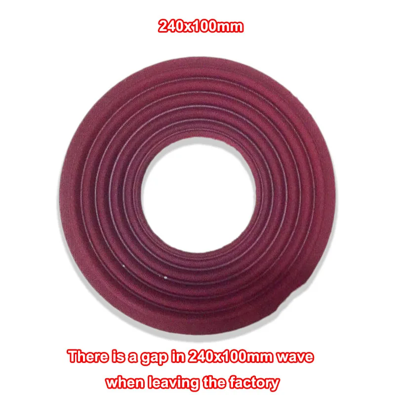 2pcs 225x100/240x49.5/240x100mm 탄성 웨이브 라우드 스피커 서브 우퍼 우퍼베이스 스피커 수리 스파이더 댐퍼