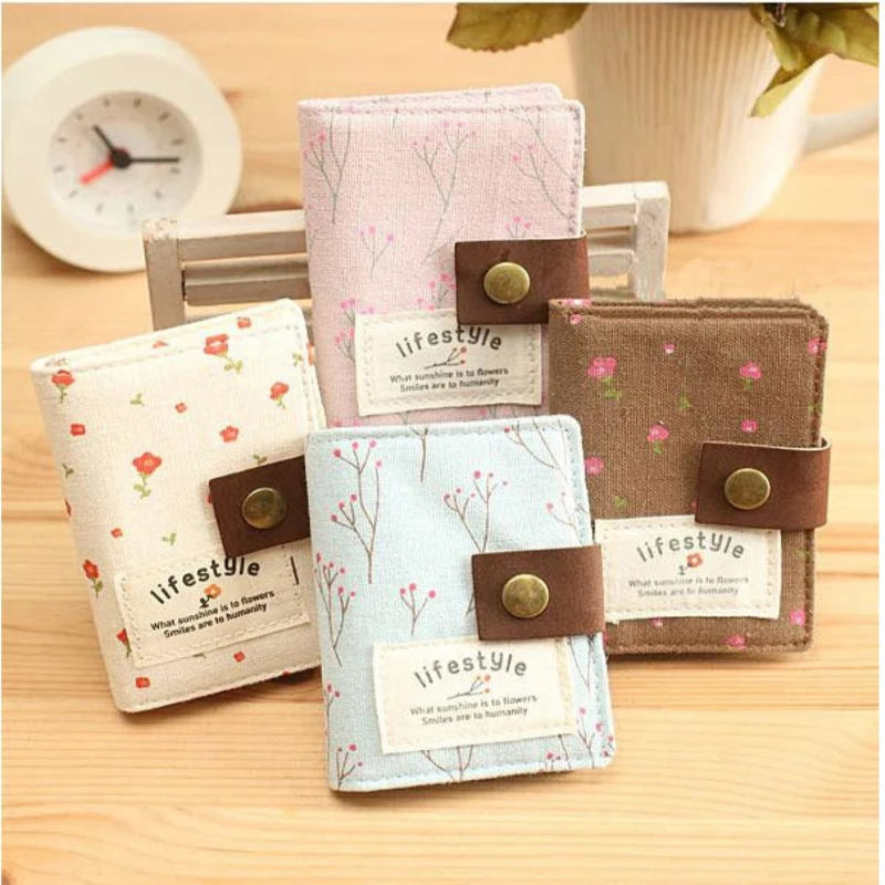 Hot Sale Floral Travel Passport Cover Canvas Holder Travel Passport Cover Case Brand Passport Holder Documents Folder Bag