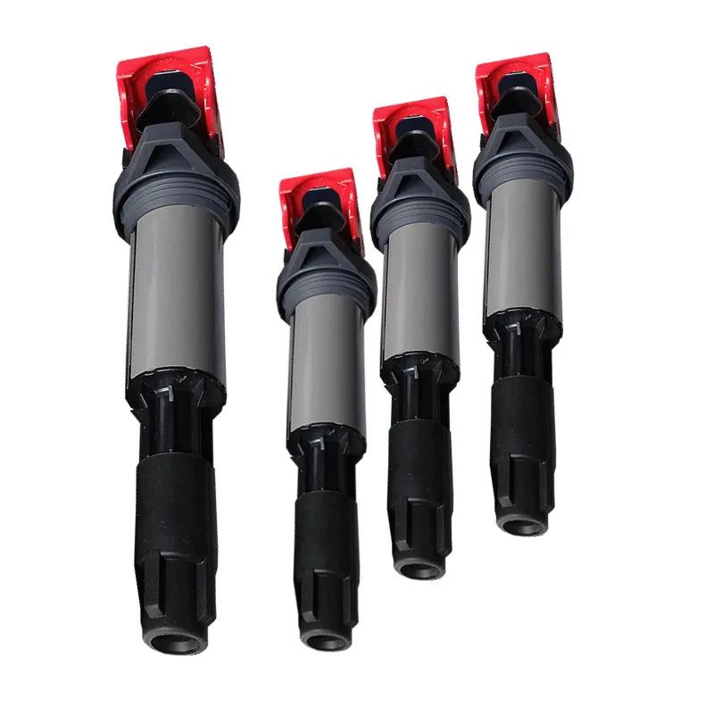 4 pcs PERFORMANCE ignition coils for E39 E46 E53 E60 E63 L4 V8 V12 4.4L 4.8L 6.0L 6.7 545i 550i 650i 745i 750i 760i X5 B7