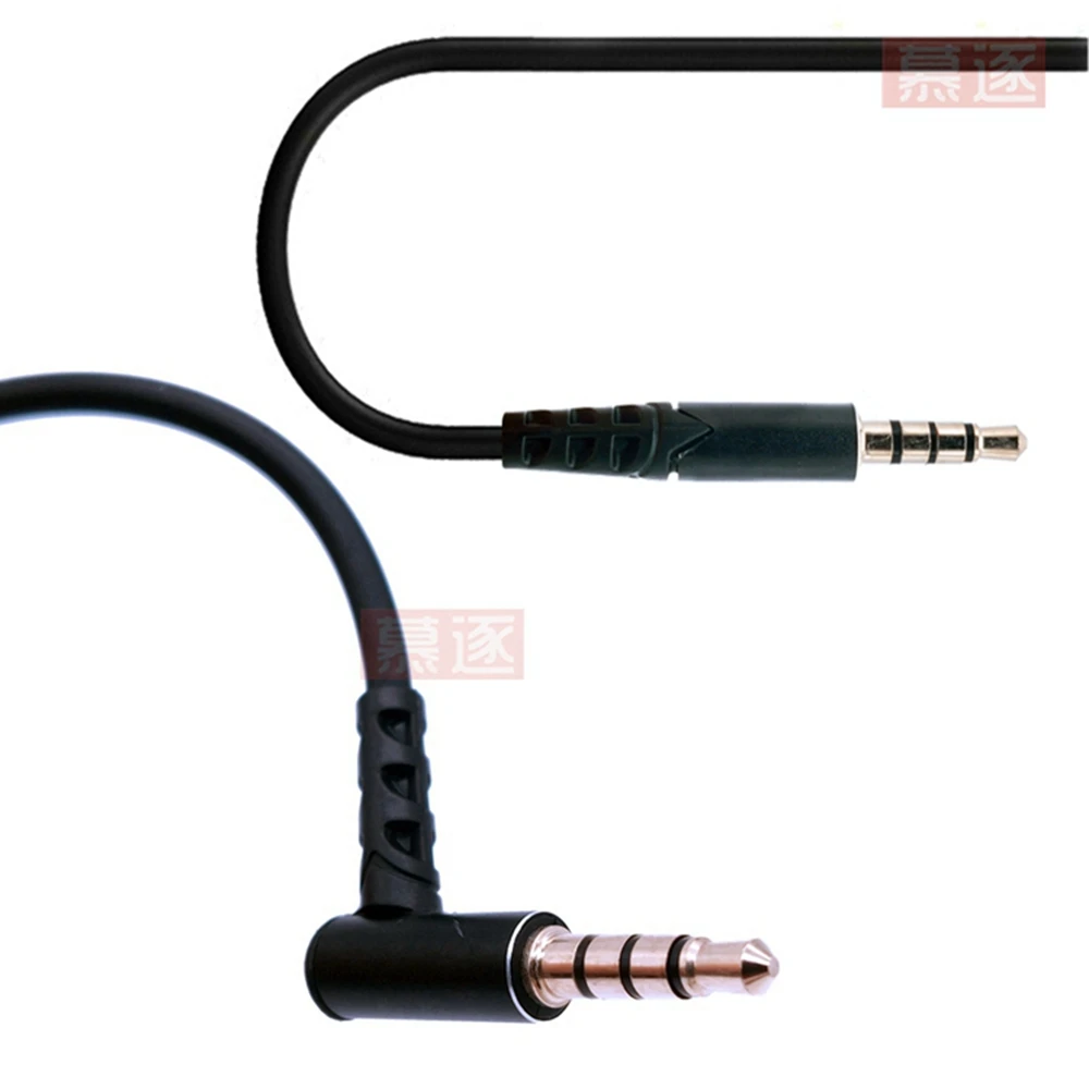 

90 grad ellenbogen abgewinkelt 3,5mm männlichen zu männlichen 4 pole auto AUX tiny und weiche live rundfunk audio kabel flache f