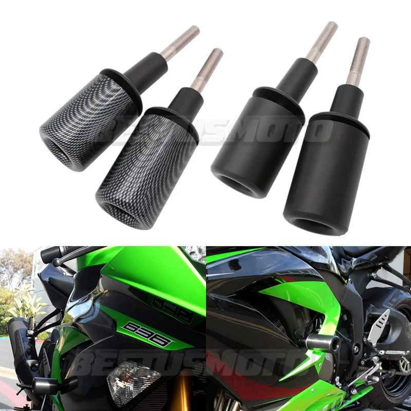 

Motorcycle Frame Sliders Crash Falling Protection For Kawasaki Ninja ZX6R ZX-6R ZX-6RR ZX636 2013 2014