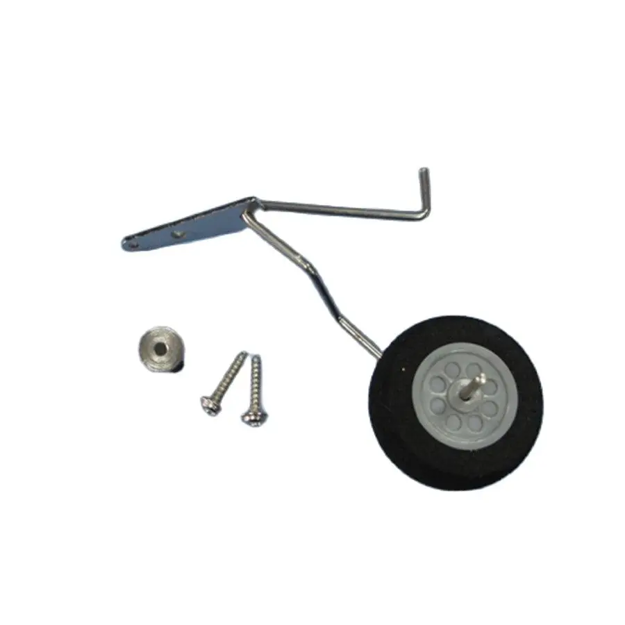 

1set Steerable Foam Tail Wheel Assembly For RC Airplane