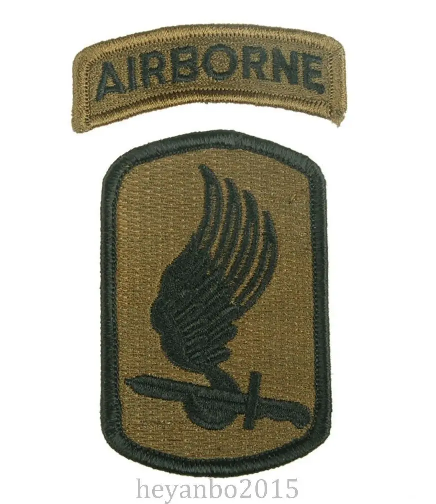 tomwang2012.  MILITARY US 173RD AIRBORNE BRIGADE EMBROIDERED jacket PATCH