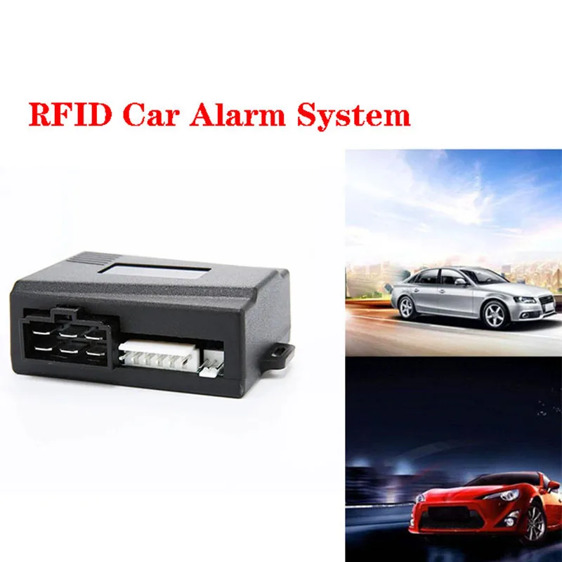 Smart RFID Car Alarm System Push Engine Start Stop Button Lock Ignition Immobilizer with Remote Keyless Go Entry System