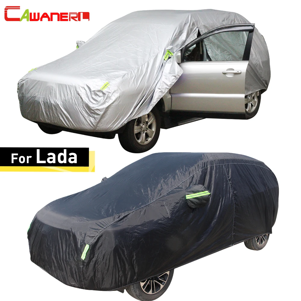 

Cawanerl For Lada 110 111 112 Niva Kalina Samara Priora Car Cover Sun Snow Rain Protector Heat Resistant Waterproof Auto Cover