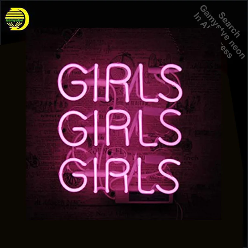 الزجاج الحقيقي ضوء النيون تسجيل المنزل البيرة بار حانة أضواء غرفة الترفيه سيدة الظهر الفتيات الجميلات تفعل ما تحب المشاعر الجيدة فقط #5