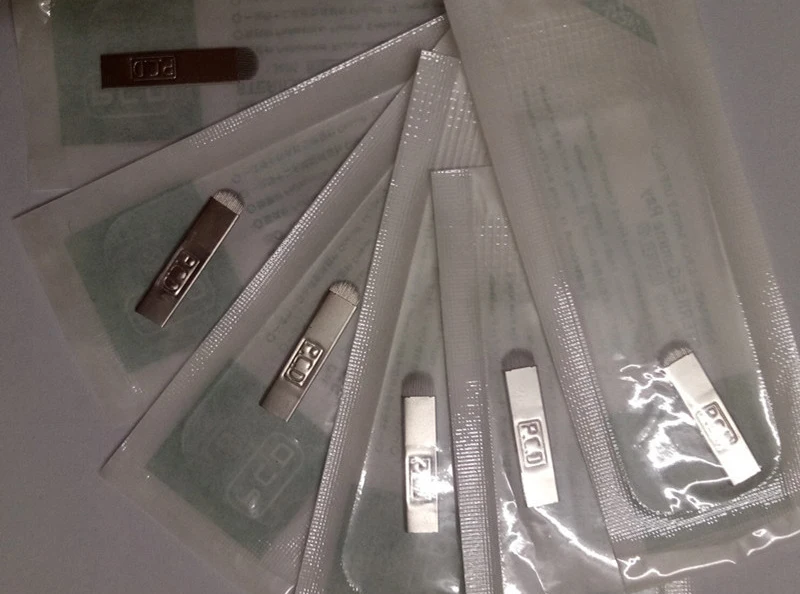 Permanent Makeup Eyebrow 50pcs U Pin PCD 12/14/19 Tattoo Blade Microblading Needles For 3D Embroidery Manual Pen