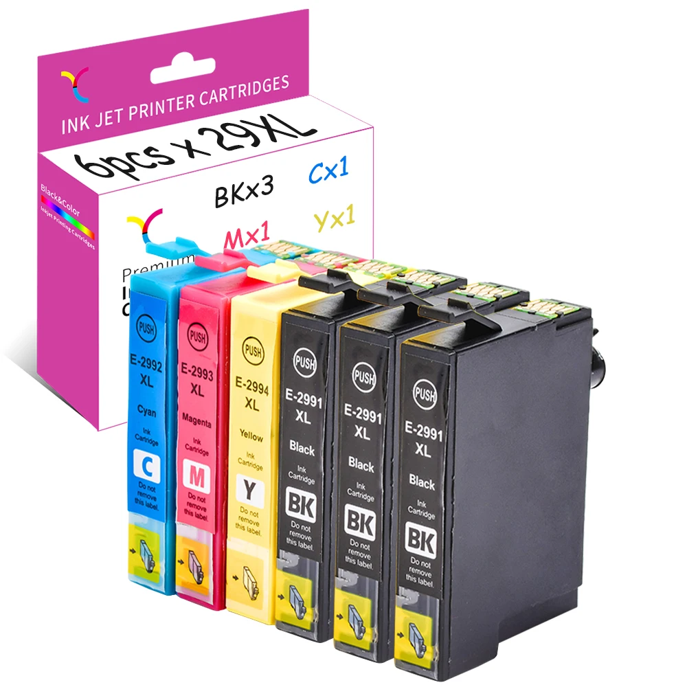 Yc 29XL Inkt Vervanging Voor Epson 29 Xl Inkt Cartridge Voor XP-345 Printer Inkt XP-445 XP-342 XP-442 XP-245 XP-257 XP-355 XP-455