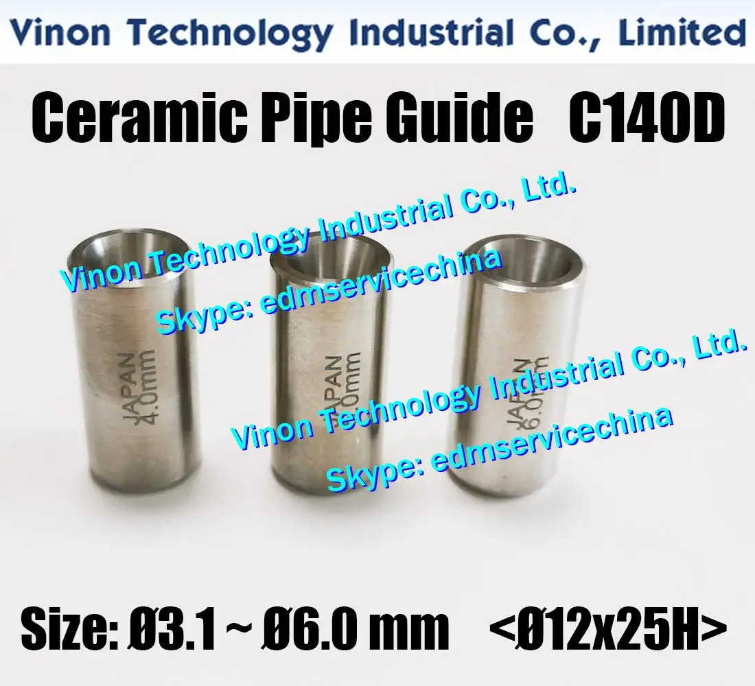 Imagem -03 - Guia Cerâmico da Broca do Tubo do Guia C140d Ø12x25h de Ø5.0 mm Baoma para Máquinas de Perfuração de Jinma Baoma Guia Pequeno do Elétrodo de Edm do Furo