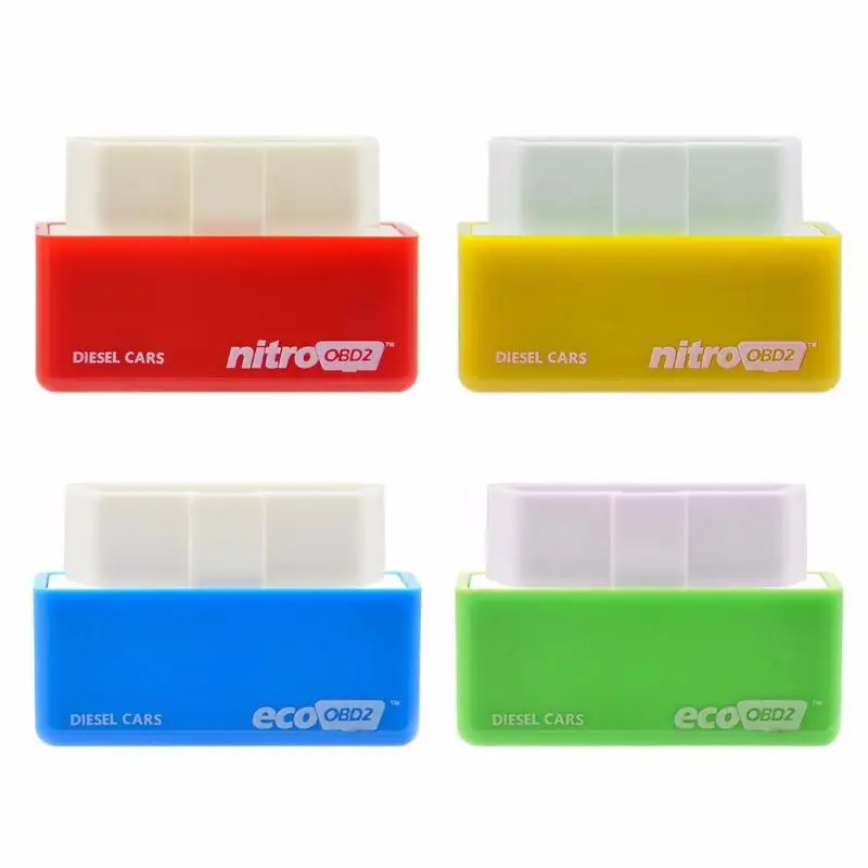 Pro Safe Economy Chip Tuning Box Plug & Drive Nitro/Eco OBD2 For Gasoline/Diesel Cars Fuel Save More Power Dropshipping 4 Colors