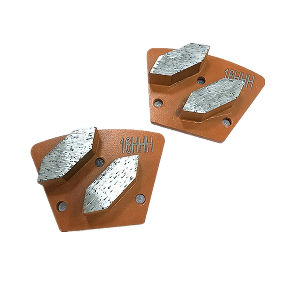 

ASL40 Three Thread Holes Blastrac Trapezoid Grinding Disc Diamatic Metal Bond Grinding Pads for ASL Concrete Floor Grinder