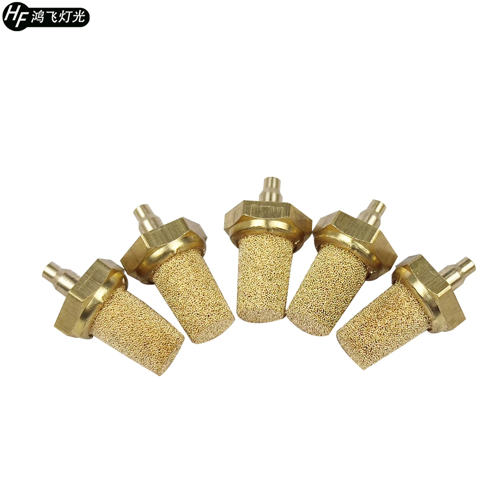 Filtro de cobre puro, punta de filtro, accesorios para máquina de niebla, 5 unidades