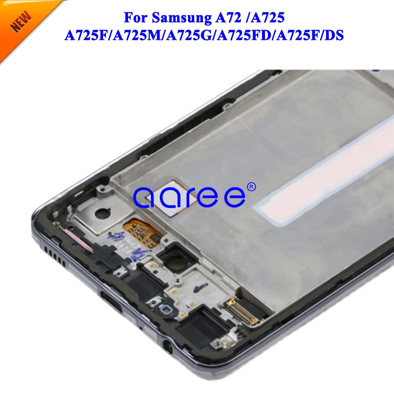 AMOMLED  LCD For Samsung A72 LCD A725F Lcd For Samsung A72 A725F  LCD Screen Touch Digitizer Assembly