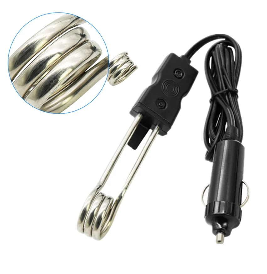 

12/24V Car Drink Heater Auto Electric Immersion Liquid Tea Coffee Water New Portable Safe Vehicel Electricity Immersion Heater