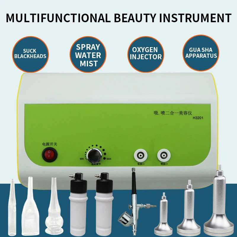 Устройство для всасывания угрей Устройство для всасывания смазки для лица Чистка пор, кислородный измеритель, пополняющая вода H3201